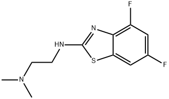 N'-(4,6-Difluoro-1,3-benzothiazol-2-yl)-N,N-dimethylethane-1,2-diamine 구조식 이미지