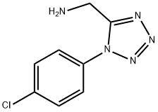 (1-(4-chlorophenyl)-1H-tetrazol-5-yl)MethanaMine Structure