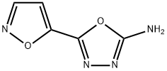 5-Isoxazol-5-yl-1,3,4-oxadiazol-2-amine Structure