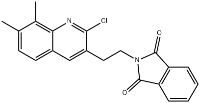 2-[2-(2-Chloro-7,8-dimethylquinolin-3-yl)ethyl]-1H-isoindole-1,3(2H)-dione Structure