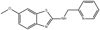 6-Methoxy-N-(pyridin-2-ylmethyl)-1,3-benzothiazol-2-amine Structure