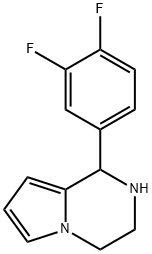 1-(3,4-Difluorophenyl)-1,2,3,4-tetrahydropyrrolo[1,2-a]pyrazine Structure