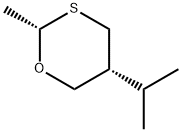 1,3-Oxathiane,2-methyl-5-(1-methylethyl)-,cis-(9CI) 구조식 이미지