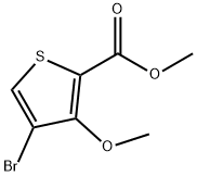 메틸4-브로모-3-메톡시티오펜-2-카르복실레이트 구조식 이미지