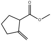 Cyclopentanecarboxylic acid, 2-methylene-, methyl ester (9CI) Structure