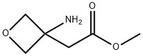 (3-amino-oxetan-3-yl)-acetic acid methyl ester Structure