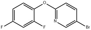 5-bromo-2-(2,4-difluoro-phenoxy)-pyridine Structure