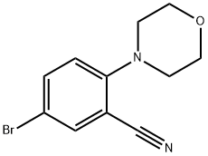 5-BroMo-2-(Morpholino)benzonitrile 구조식 이미지