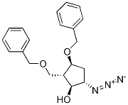 (1S,2S,3S,5S)-5-Azido-3-(phenylMethoxy)-2-[(phenylMethoxy)Methyl]cyclopentanol Structure