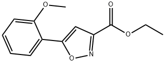 5-(2-메톡시페닐)-3-이속사졸카복실산에틸에스테르 구조식 이미지