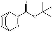 2-Oxa-3-azabicyclo[2.2.2]oct-5-ene-3-carboxylic acid, 1,1-diMethylethyl ester Structure