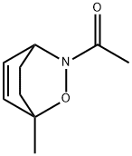 2-Oxa-3-azabicyclo[2.2.2]oct-5-ene, 3-acetyl-1-methyl- (9CI) Structure