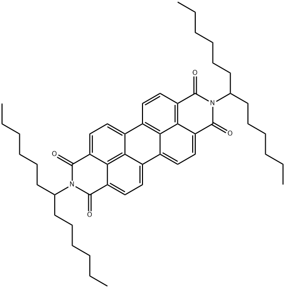 N,N'-BIS(1-HEXYLHEPTYL)-PERYLENE-3,4:9,10-BIS-(DICARBOXIMIDE) Structure
