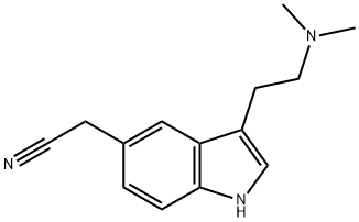 N,N-DIMETHYL-2-[5-(CYANOMETHYL)-1H-INDOL-3-YL]ETHYLAMINE Structure