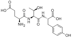 H-GLU-THR-TYR-OH Structure