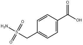 4-[(Aminosulfonyl)methyl]benzoic acid Structure