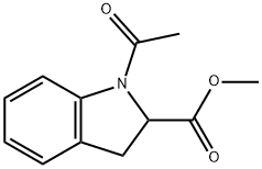 1-ACETYL-2,3-DIHYDRO-1H-INDOLE-2-CARBOXYLIC ACID Structure