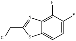 벤조티아졸,2-(클로로메틸)-4,5-디플루오로-(9CI) 구조식 이미지