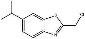 Benzothiazole, 2-(chloromethyl)-6-(1-methylethyl)- (9CI) Structure