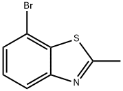 7-브로모-2-메틸벤조티아졸 구조식 이미지