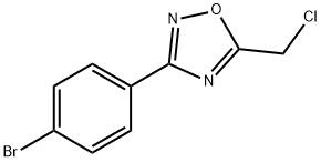 3-(4-BROMOPHENYL)-5-(CHLOROMETHYL)-1,2,4-OXADIAZOLE Structure