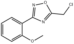 5-(클로로에틸)-3-(2-메톡시페닐)-1,2,4-옥사디아졸 구조식 이미지