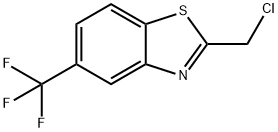 벤조티아졸,2-(클로로메틸)-5-(트리플루오로메틸)- 구조식 이미지