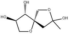 3,4,5'-Trihydroxy-5'-methyl-2,3'-spirobi[tetrahydrofuran] Structure