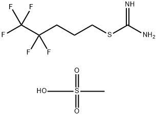 S-(4,4,5,5,5-Pentafluoropentyl)isothiourea Methanesulfonate Structure