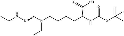 BOC-D-HOMOARG(ET)2-OH 구조식 이미지