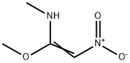 1-메톡시-1-메틸아미노-2-니트로에틸렌 구조식 이미지
