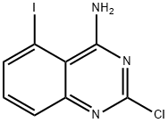 2-클로로-5-요오도퀴나졸린-4-아민 구조식 이미지