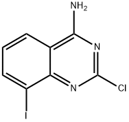 2-chloro-8-iodoquinazolin-4-aMine Structure