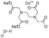 ETHYLENEDIAMINETETRAACETIC ACID DISODIUM COBALT SALT, HYDRATE Structure