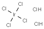 Chloroiridic acid 구조식 이미지
