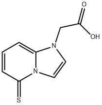 Imidazo[1,2-a]pyridine-1(5H)-acetic  acid,  5-thioxo- Structure