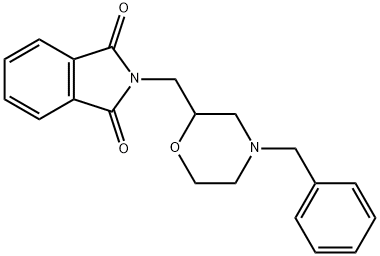 2-(4-BENZYL-MORPHOLIN-2-YLMETHYL)-ISOINDOLE-1,3-DIONE 구조식 이미지