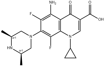 Sparfloxacin 구조식 이미지