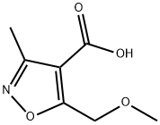 Methyl 5-(MethoxyMethyl)-3-Methylisoxazol-4-carboxylate Structure