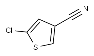 3-Thiophenecarbonitrile, 5-chloro- Structure