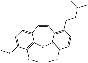 1-[2-(Dimethylamino)ethyl]-4,6,7-trimethoxydibenz[b,f]oxepin Structure