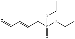 Phosphonic acid, (4-oxo-2-butenyl)-, diethyl ester, (E)- Structure