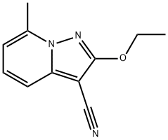 Pyrazolo[1,5-a]pyridine-3-carbonitrile, 2-ethoxy-7-methyl- (9CI) Structure