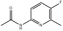 6-(Acetylamino)-3-fluoro-2-methylpyridine, 6-Acetamido-3-fluoro-2-methylpyridine Structure