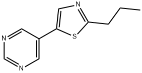 2-Propyl-5-(pyrimidin-5-yl)thiazole Structure