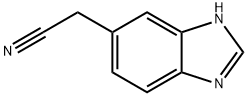 1H-Benzimidazole-5-acetonitrile(9CI) Structure