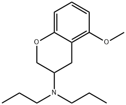 5-methoxy-3-(di-n-propylamino)chroman Structure