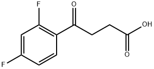 3-(2',4'-DIFLUOROBENZOYL)PROPIONIC ACID Structure