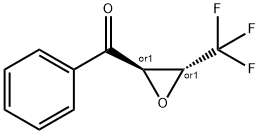 CIS-2-벤조일-3-(트리플루오로메틸)옥시란 구조식 이미지