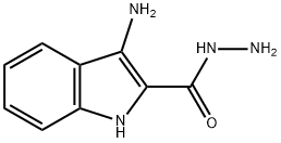 3-아미노-1H-인돌-2-탄수화물 구조식 이미지
